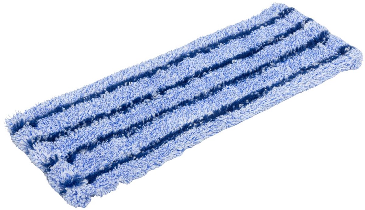 D&L Microvezel Vloermop Premium Gleiter - 40cm - Blauw Geborsteld
