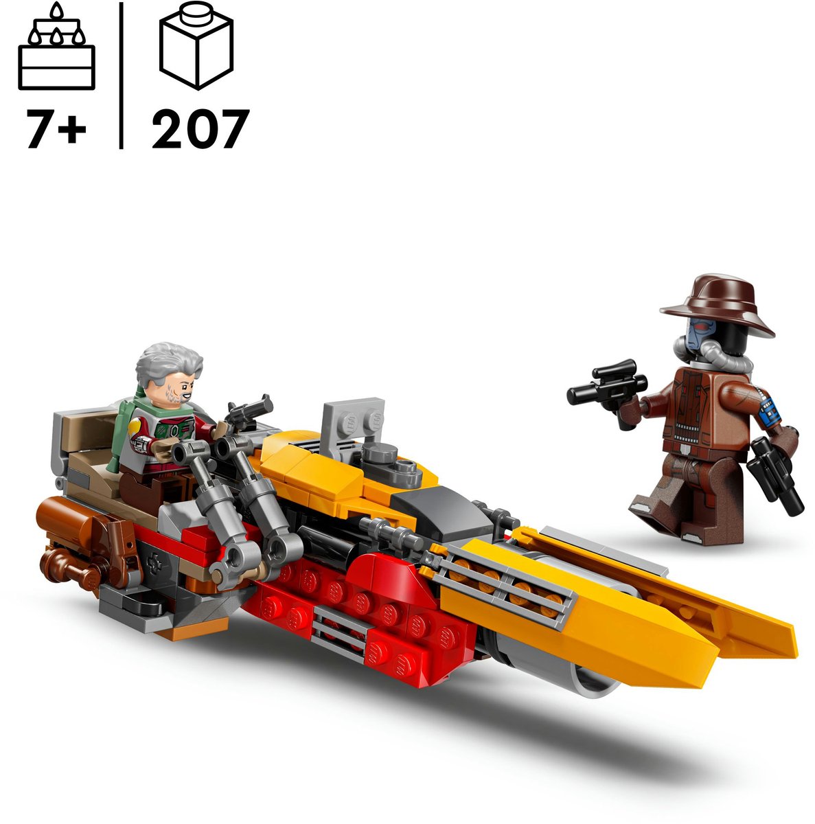 LEGO Star Wars Cobb Vanths Speeder Voertuig - Decoratie en Bouwpakket voor Kinderen - 75437 – foto 4