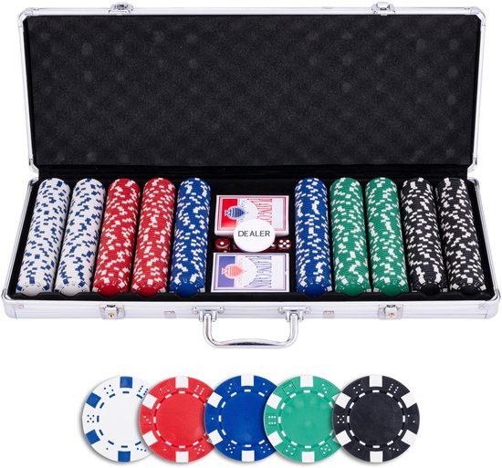 Bouton Dealer Poker Double Couche "All In" - Accessoire De Jeu Pour Parties Poker, Soirées Jeux - Finition Soignée