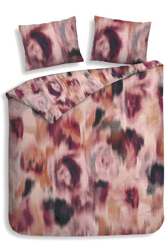 Heckettlane Dekbedovertrek Jolijn - Tweepersoons - Katoen - 200x200-220 cm - Rood