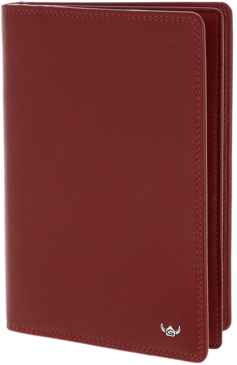 Golden Head Leren identiteitskaarthoesje Polo RFID Protect Brieftasche mit RV 4040 Rot donkerrood