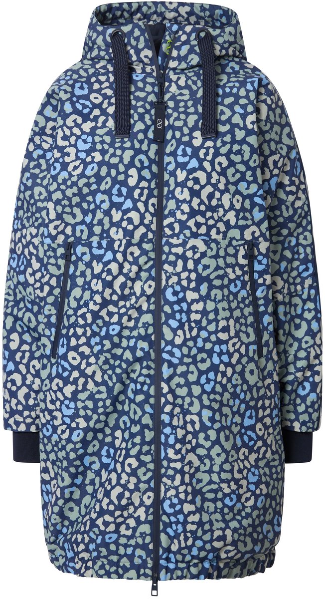 Laurasøn - Dames - Functionele outdoorjas capuchon - Marine - Maat 44+