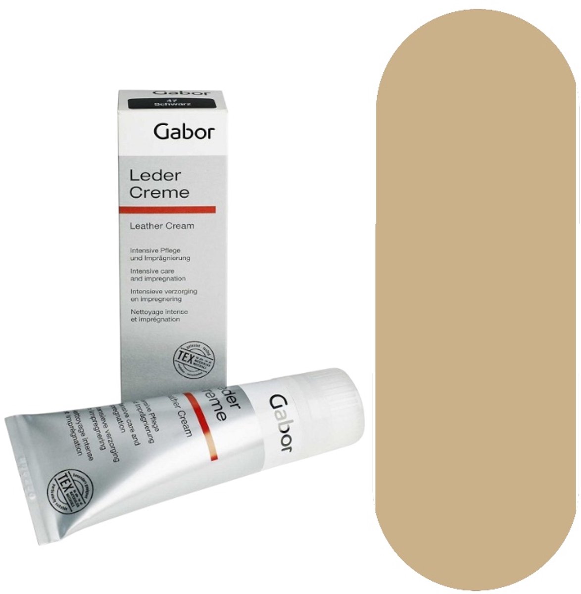 Gabor Ledercreme - 037 Bast - 75ml