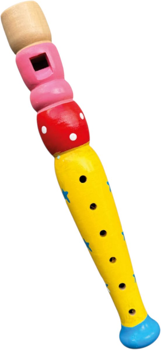 Jobber Toys Blokfluit Kind - Houten Muziekinstrumenten - Speelgoed