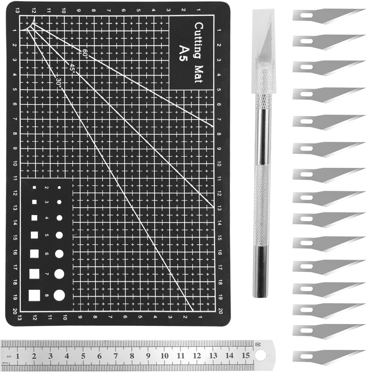 IMPERATORIS® Zelfherstellende Snijmat A2/A3/A4 - Essentieel voor Precies Snijwerk - Ideaal voor Scholen, Thuis en Op Kantoor