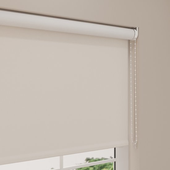 Store à enrouleur Easy Blackout Off White 90 x 190 cm