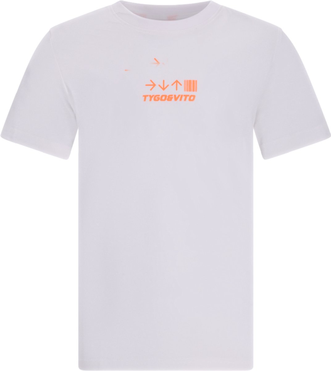 TYGO & vito jongens T-shirt wit maat 110/116