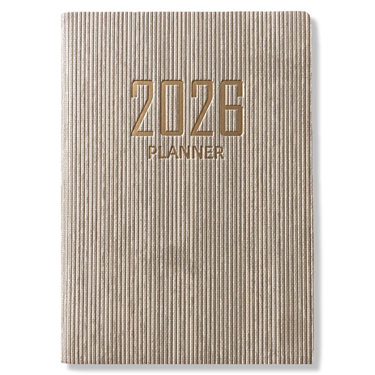2026 Agenda - Weekagenda 7D/2P - A5 Softcover Beige - 15x21cm