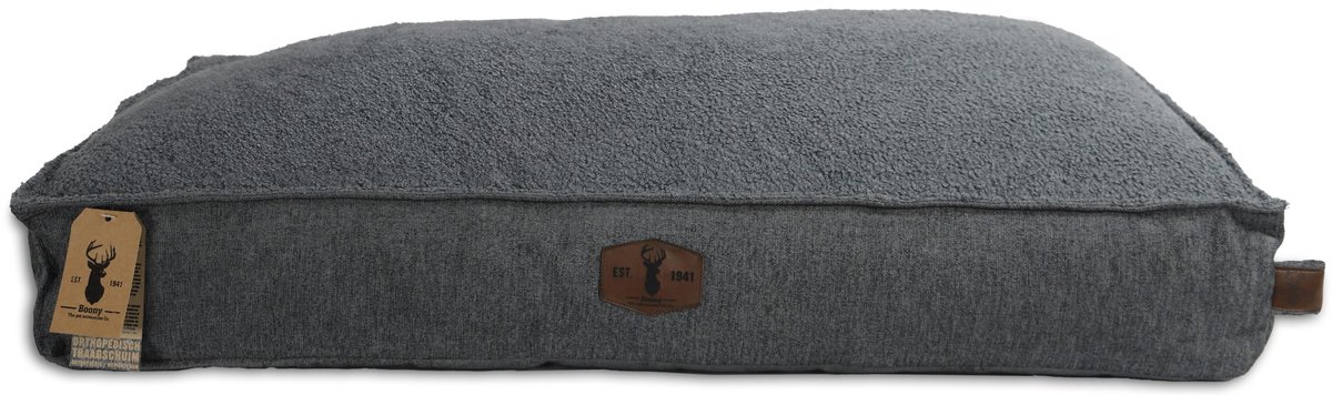Boony est 1941 premium ligkussen orthopedisch shadow grey 100x70x17cm
