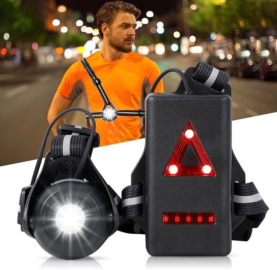 Classic Chest Night Running Lights for Runners Joggers Running Vest ...