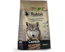 Carnis Droog Konijn Regular 12,5Kg + Gratis Schuurman 100% Konijn Snack