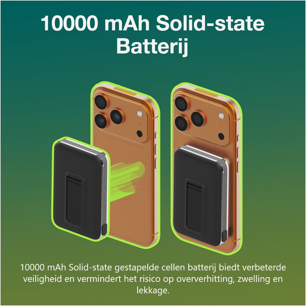 WanderS Magnetische Powerbank Qi2.2 25W - afbeelding 3