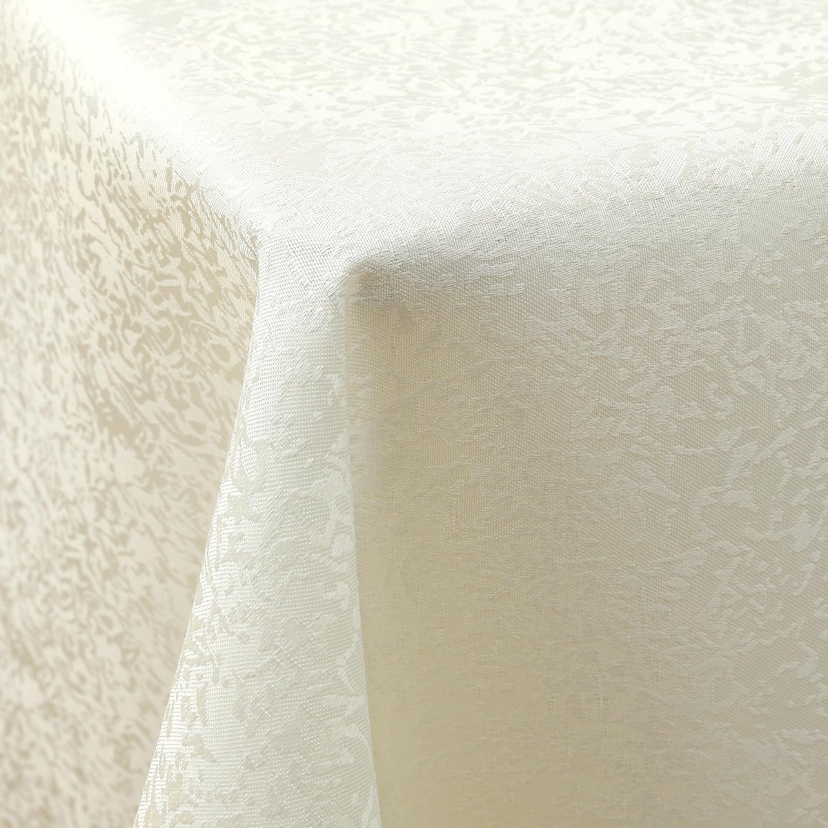 Stunq® Afwasbaar Tafelkleed Rechthoekig 130x200cm Polyester Beige Jacquard