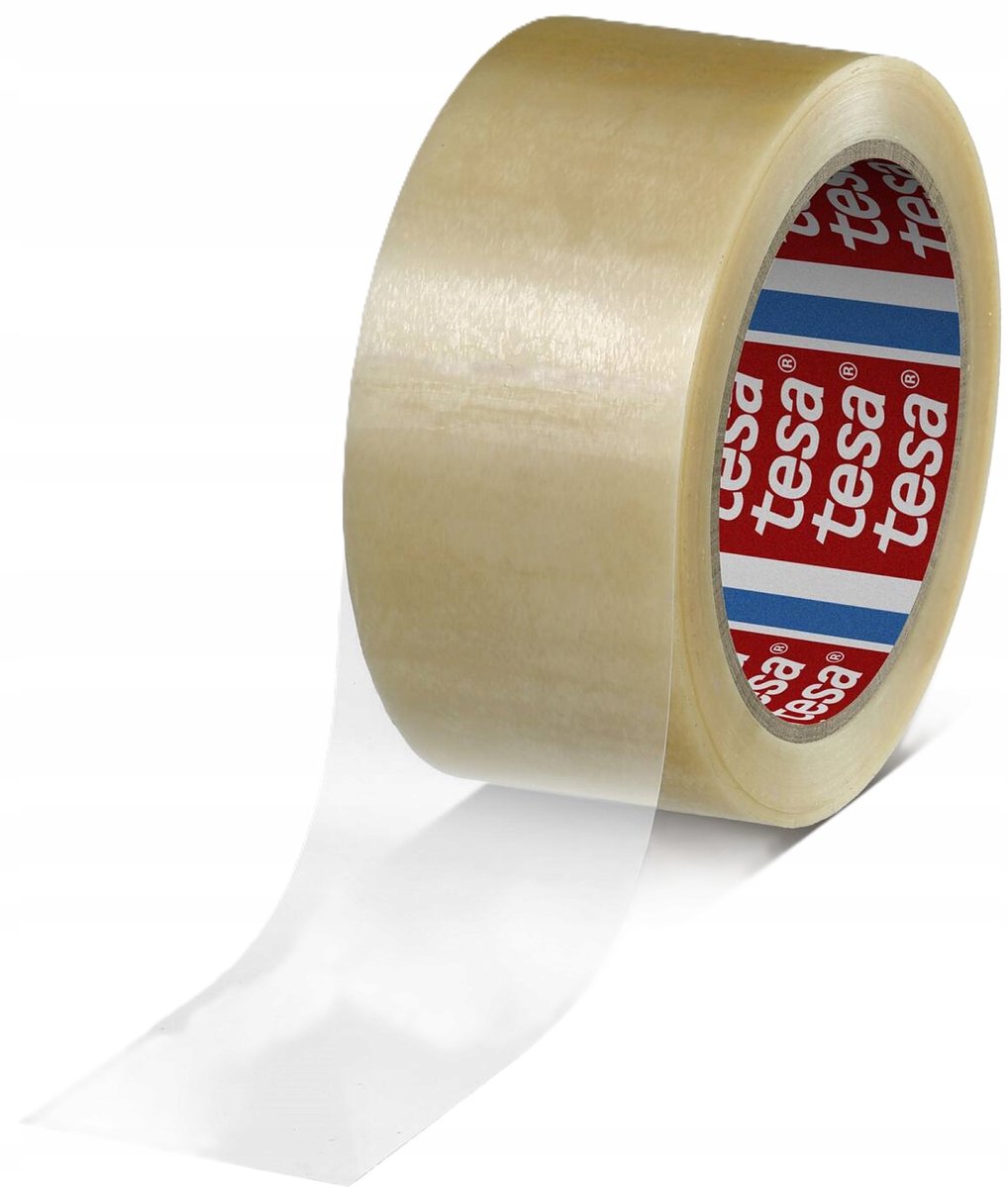 Tesa 60418 Pakkingstape 50mm x 132m - Gerecycled PET - Transparant