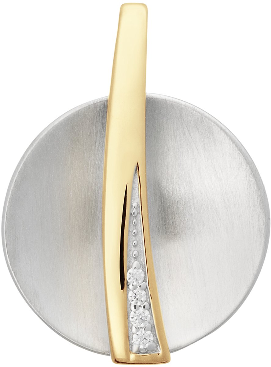 Glow 120.0811.00 Dames Hanger - Fantasie - Sieraad - Zilver - 925 Zilver - 16 mm breed - 23 mm lang