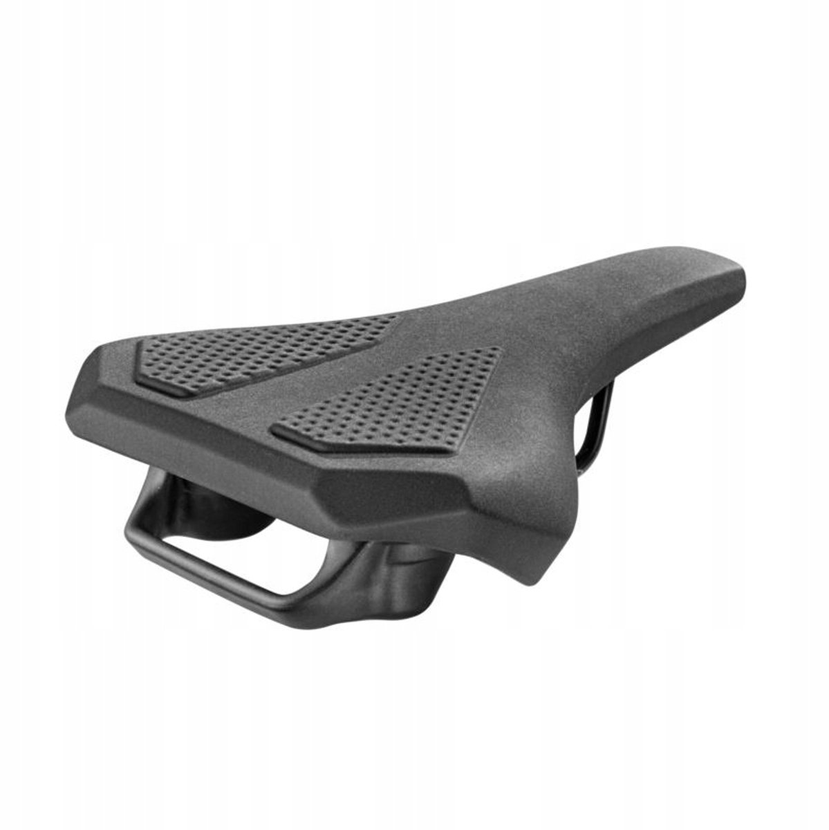 Selle Monte Grappa CORVETTA Zwart Stalen Zadel met Handvat