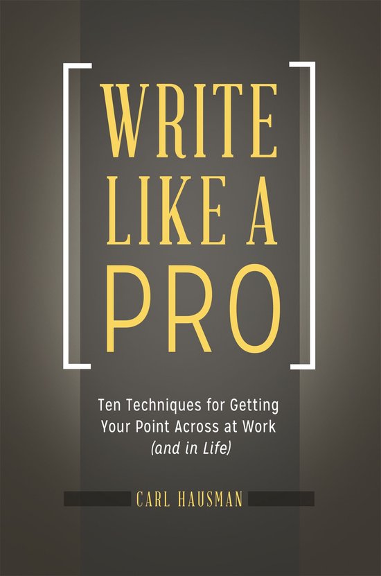 Write Like a Pro - cover