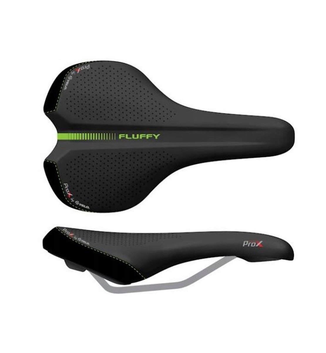 Prox VL-3517 Fluffy Fietszadel Groen - Comfortabel & Duurzaam