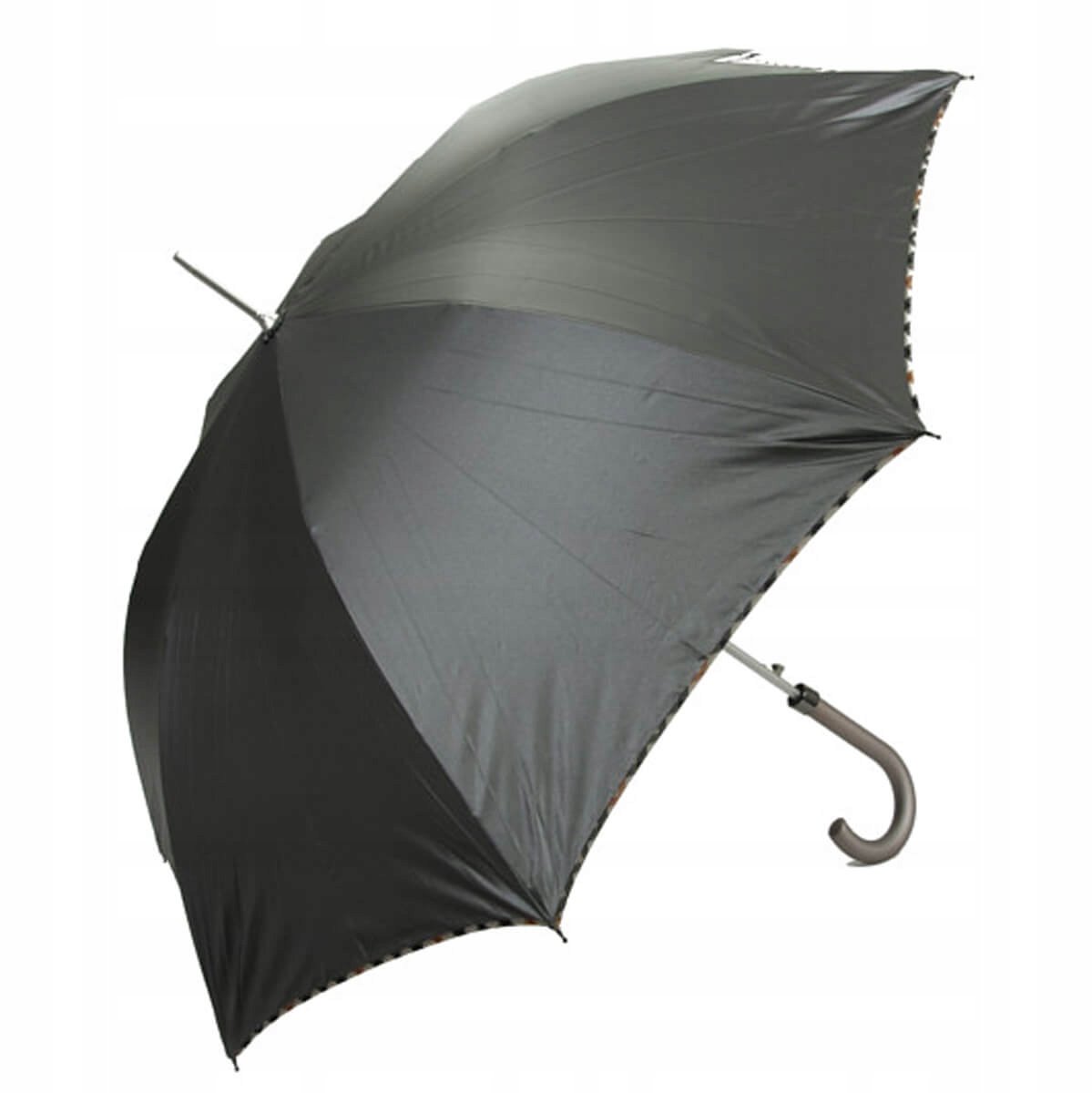 Automatische paraplu "Parasol" metaalkleurig zwart, extra sterk