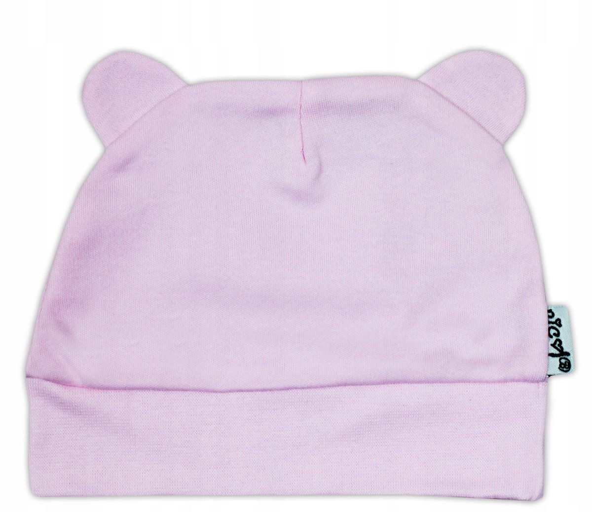 Babymuts met Oortjes, Maat 62, Roze Katoen