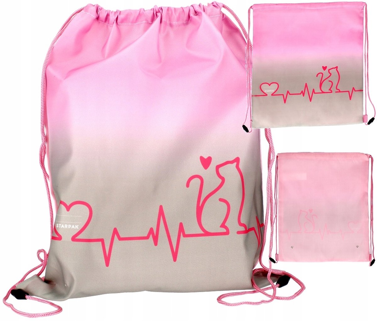 Roze Sportstas / Schoenenzak voor Dames en Kinderen