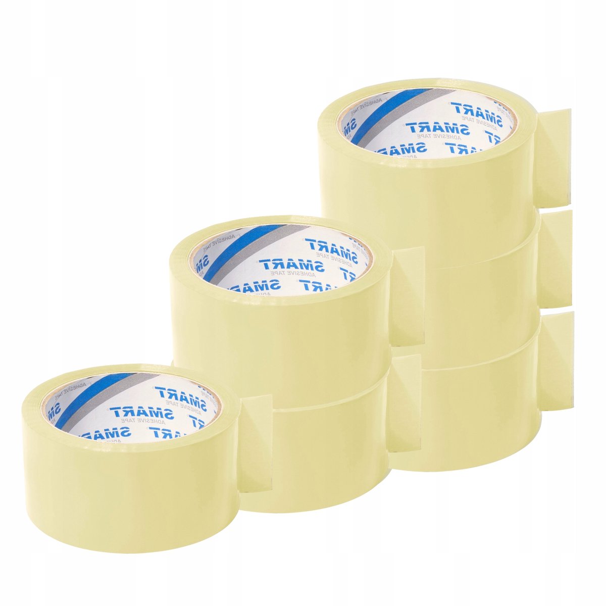Smart Pakkingstape Transparant 48mm x 91m - 6 Rollen