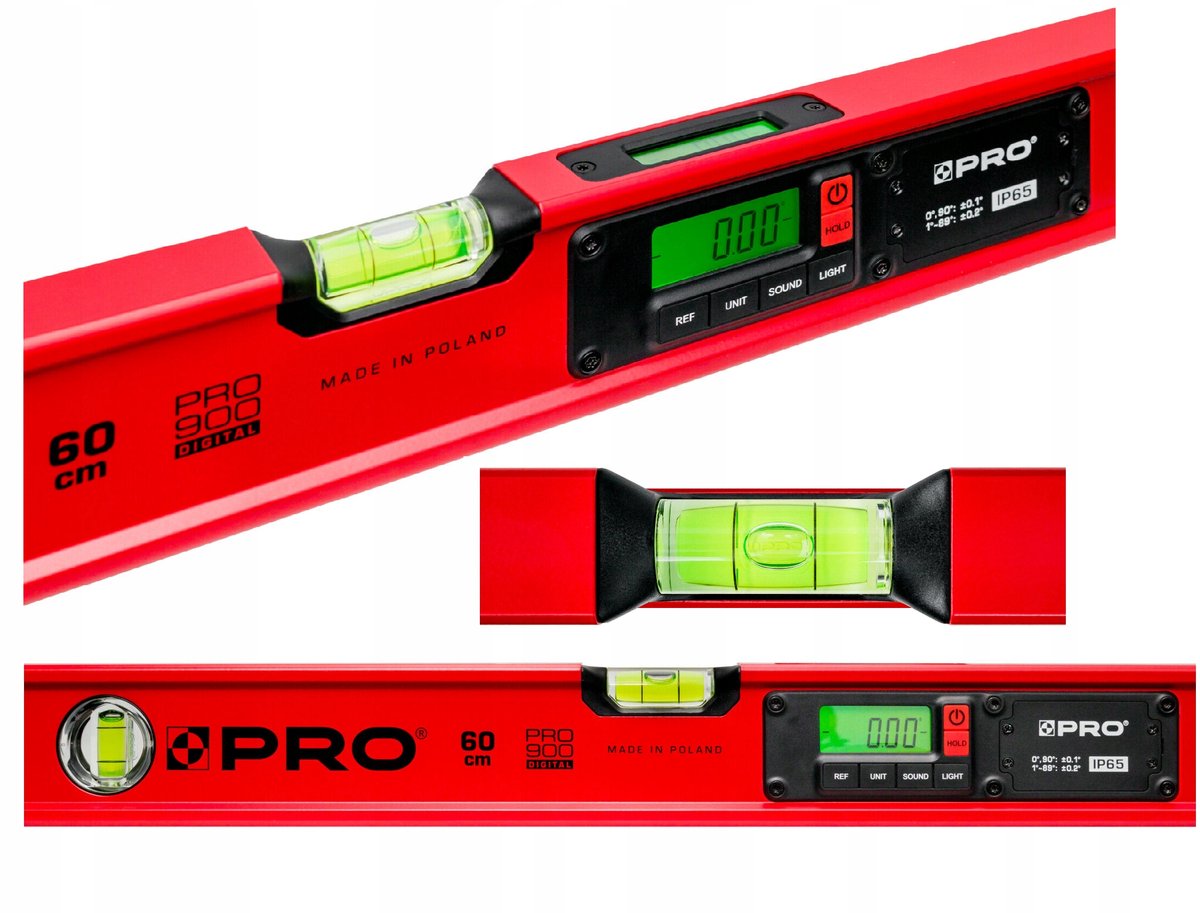 Digitale waterpas PRO900 60cm met slang en geluidssignaal