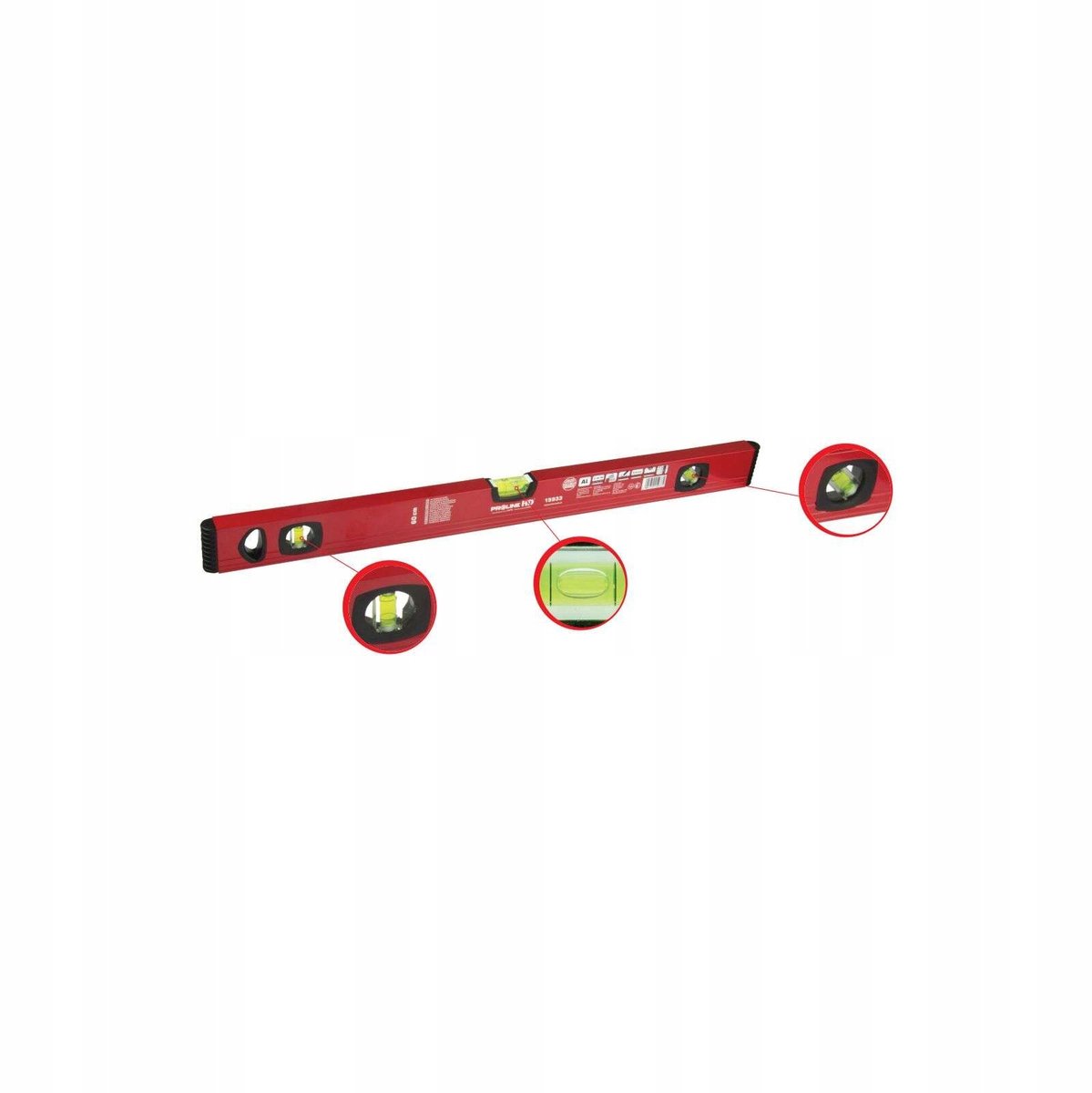 Proline HD Aluminium Waterpas 60 cm met 3 Labels