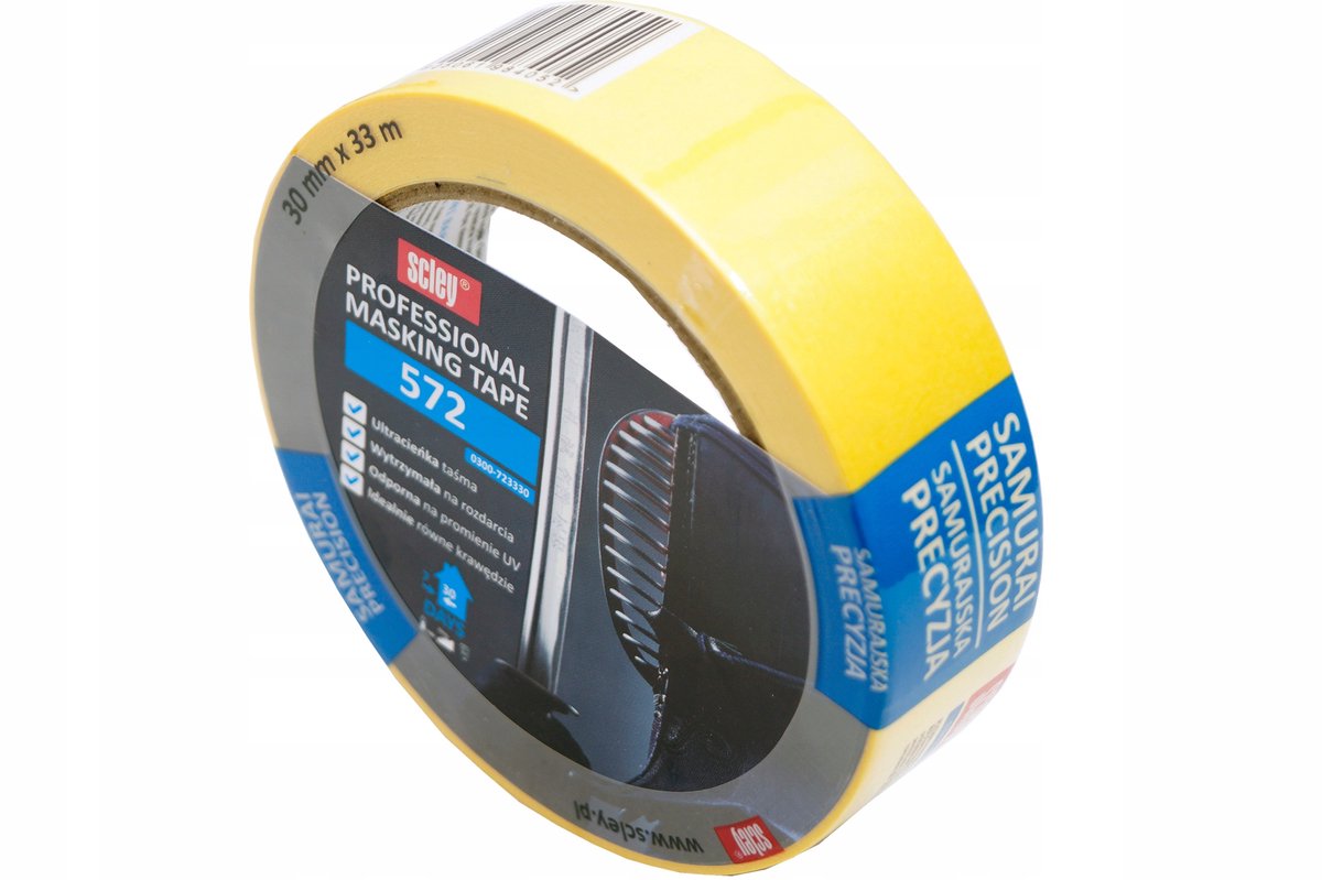 Scley Washi Precisie Schilder Tape 30mm x 33m - Strakke Randen