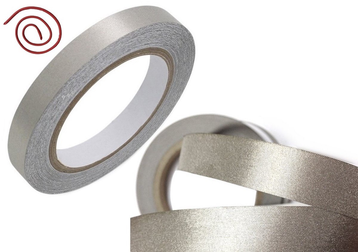 Elektrisch geleidende tape met lijm, 5m x 20mm