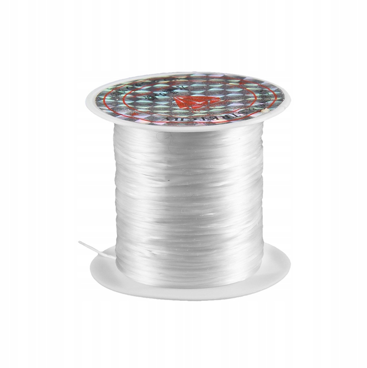 Elastisch Plat Garen Wit 0.8mm 10m - Sieraden Maken