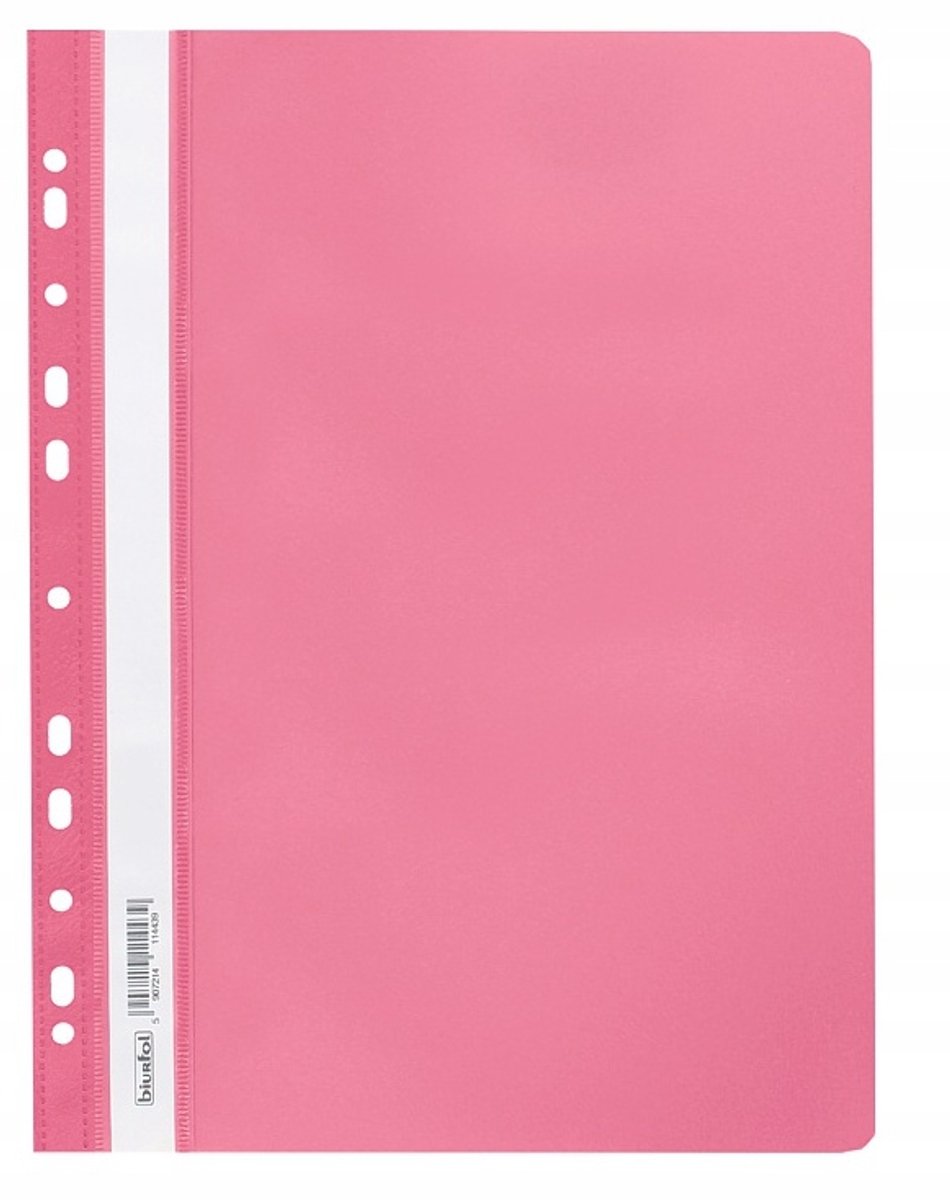 Biurfol PP Ringmap Roze - 1 Stuk