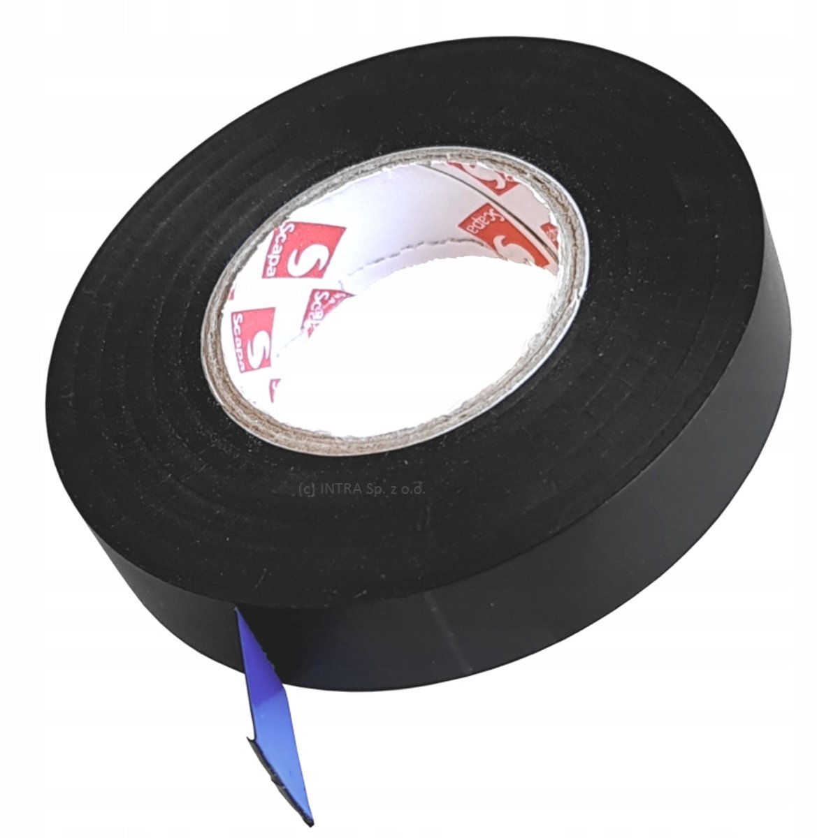Scapa 2702A PVC tape 15mm/33m zwart voor kabelbomen