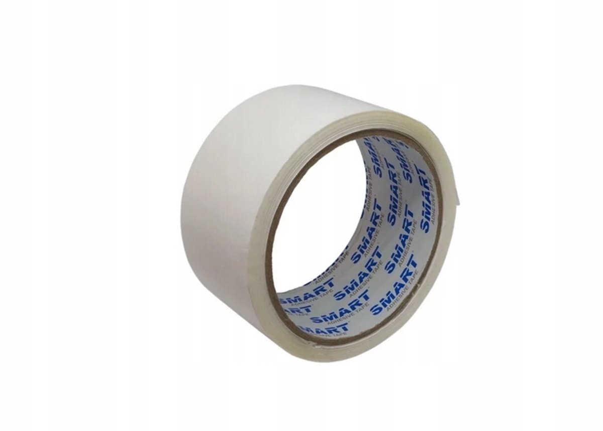 SMART Pakband 48mm x 66m - Wit - Solvent Kleefkracht