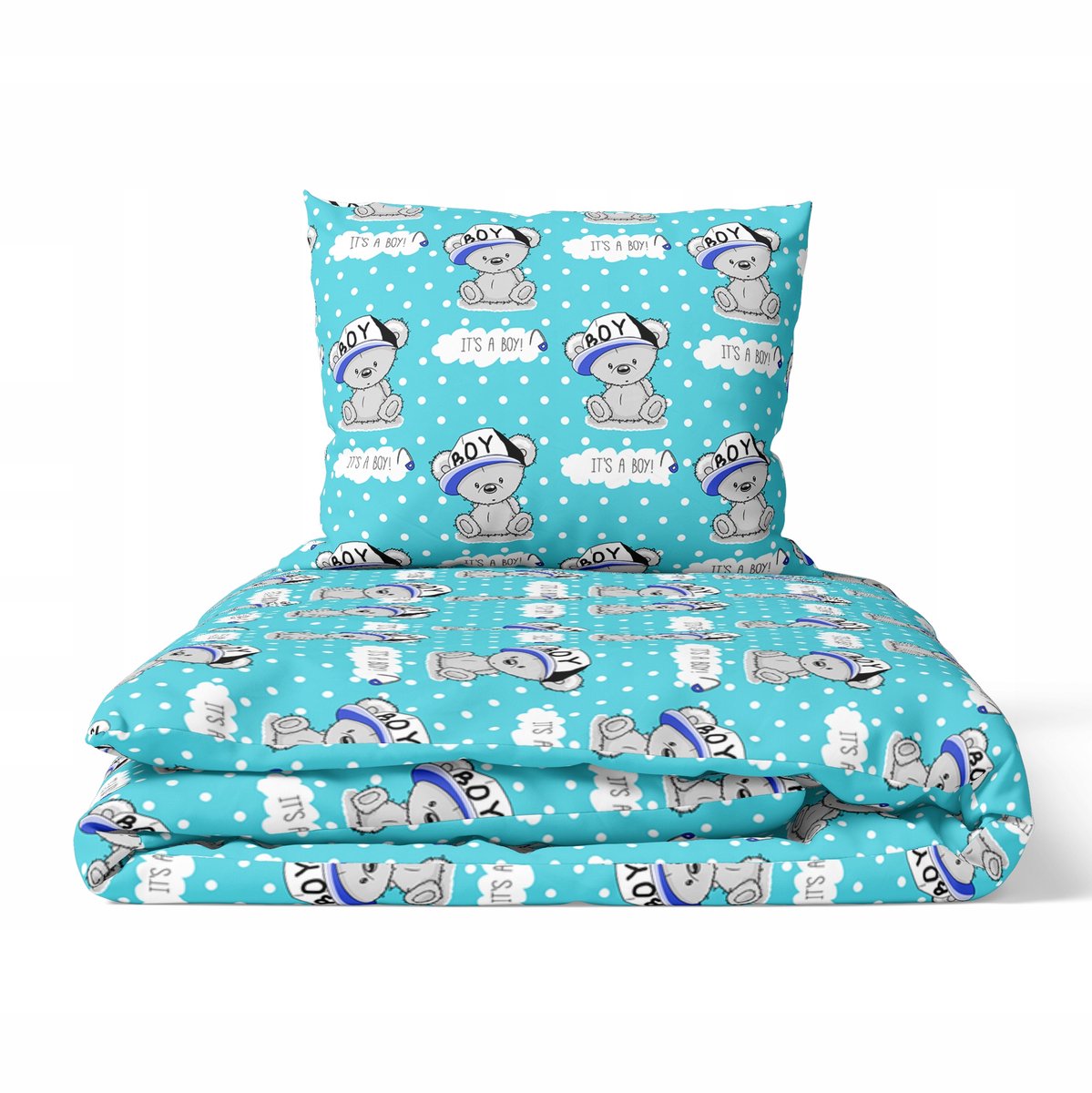 Kinderbeddengoed Katoen 100x140cm, 2-delig, met ritssluiting
