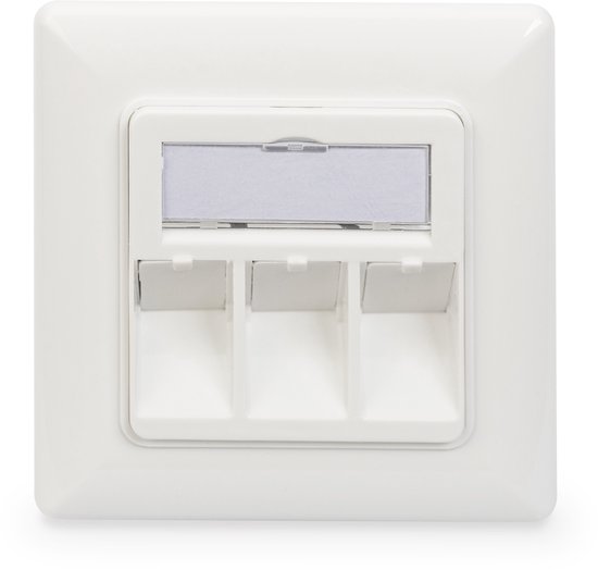 Digitus DN-93821 wandcontactdoos RJ-45 Wit van Digitus — afbeelding 4