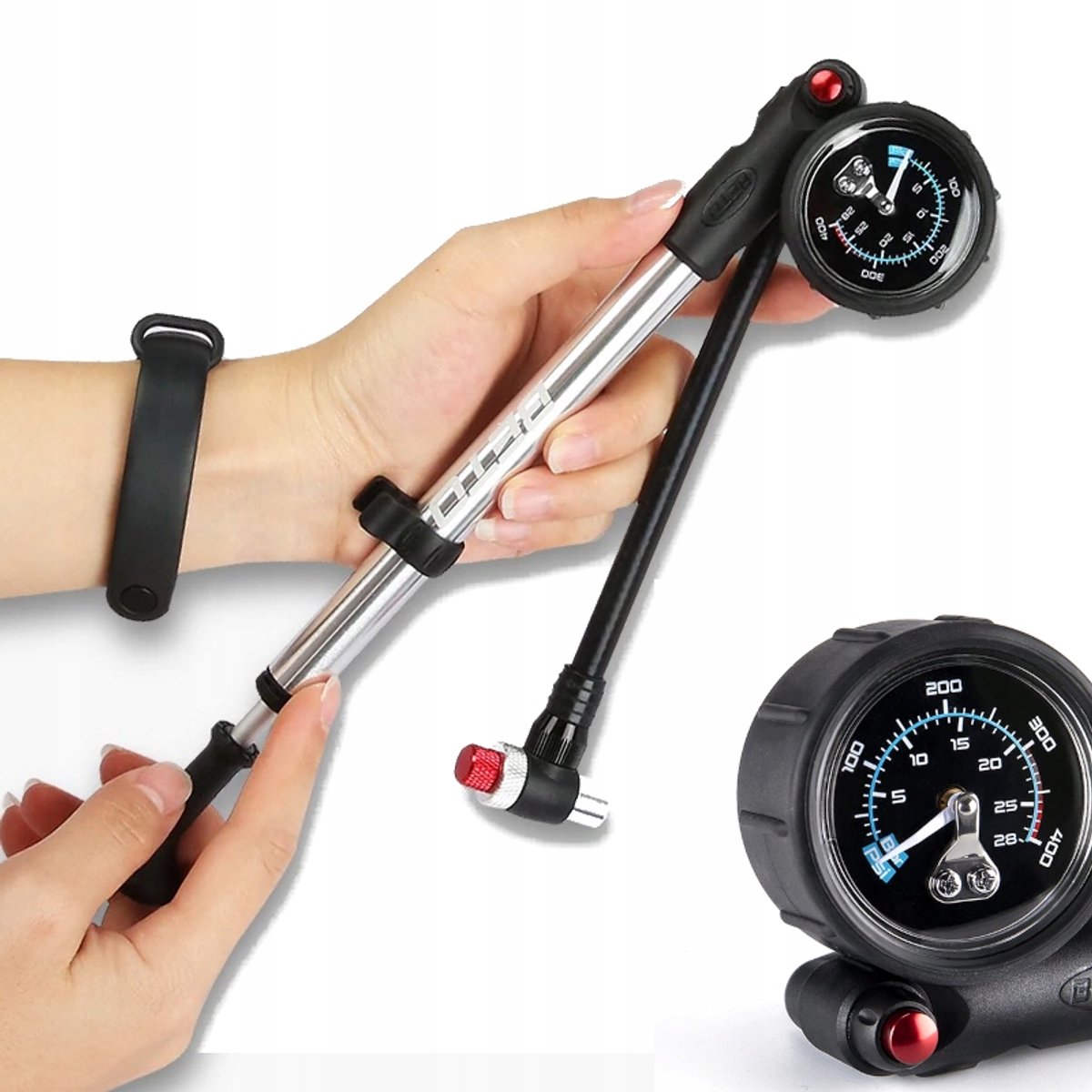 Beto Fietspomp voor Dempers - 400PSI - Aluminium