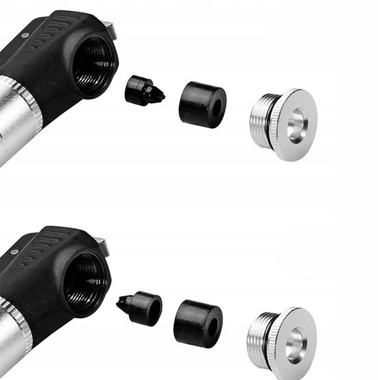 Rockbros Telescopische Fietshandpomp Aluminium AV/FV met Houder — afbeelding 4