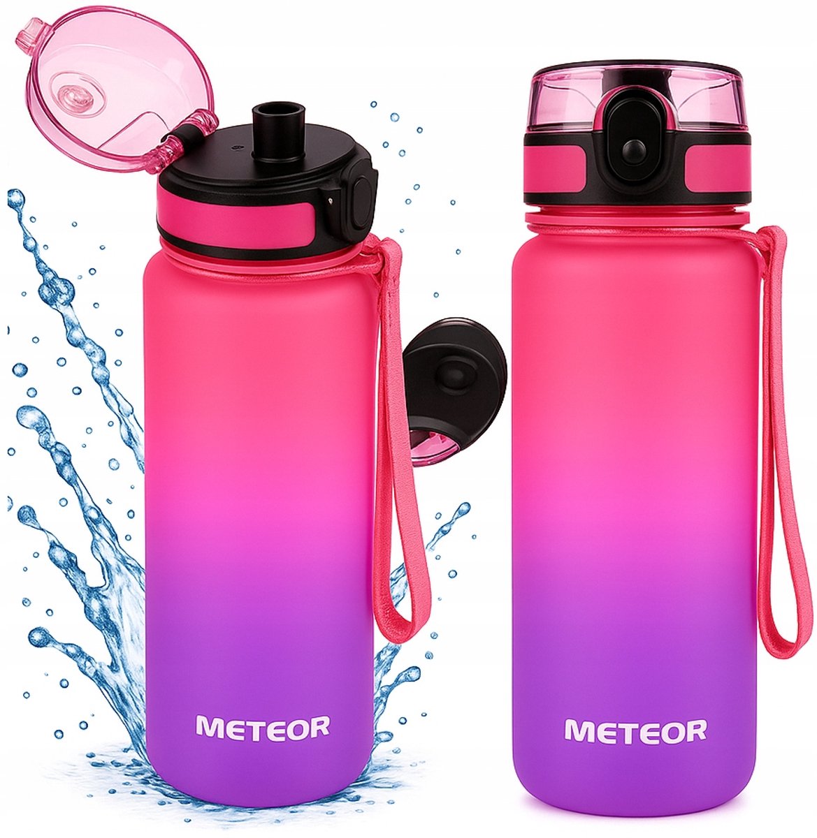 Meteor Sport Bidon 500ml - Ideaal voor Gym & Fitness