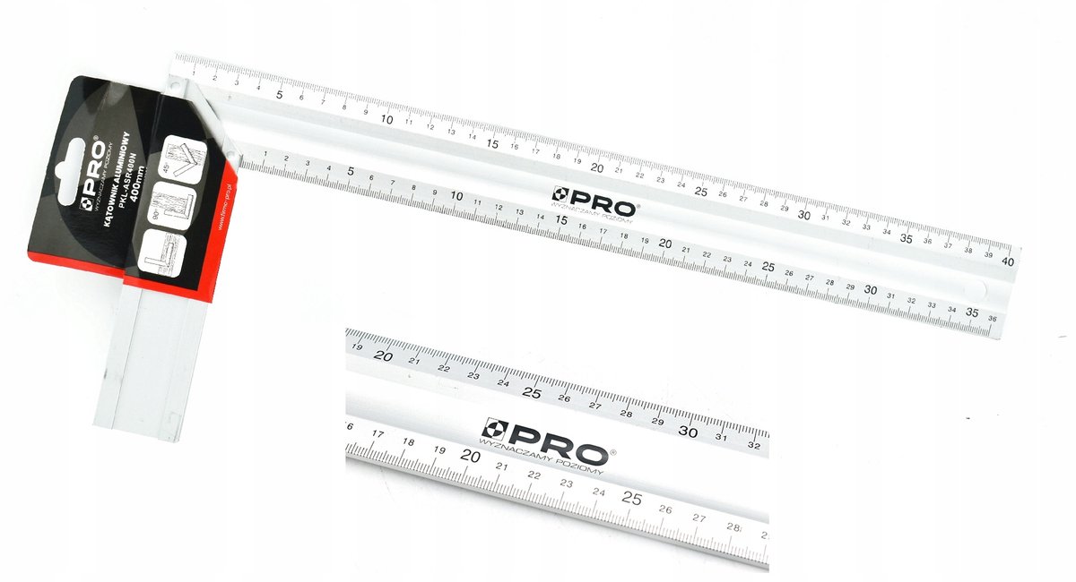 Aluminium Hoekliniaal 400mm PRO PKL-ASR400