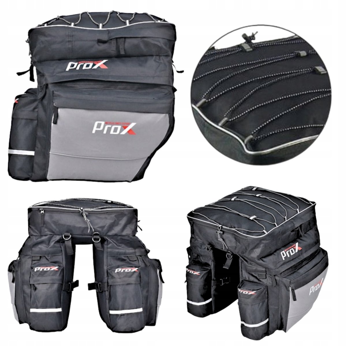 PROX Montana 43L Fietstas bagagedrager achter - Ruim en waterdicht