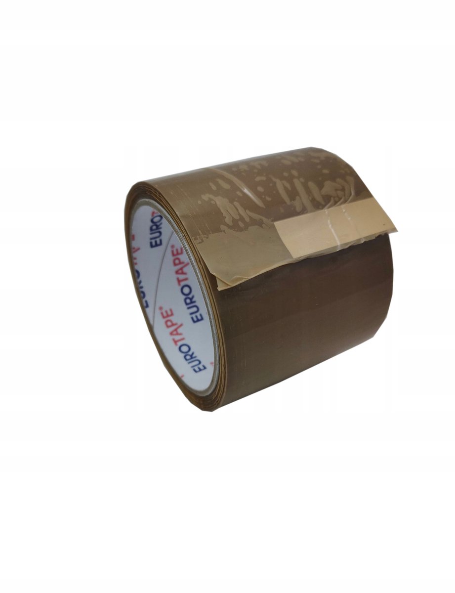 Bruine Pakkingstape Hotmelt 75mm x 48m - 1 Rol