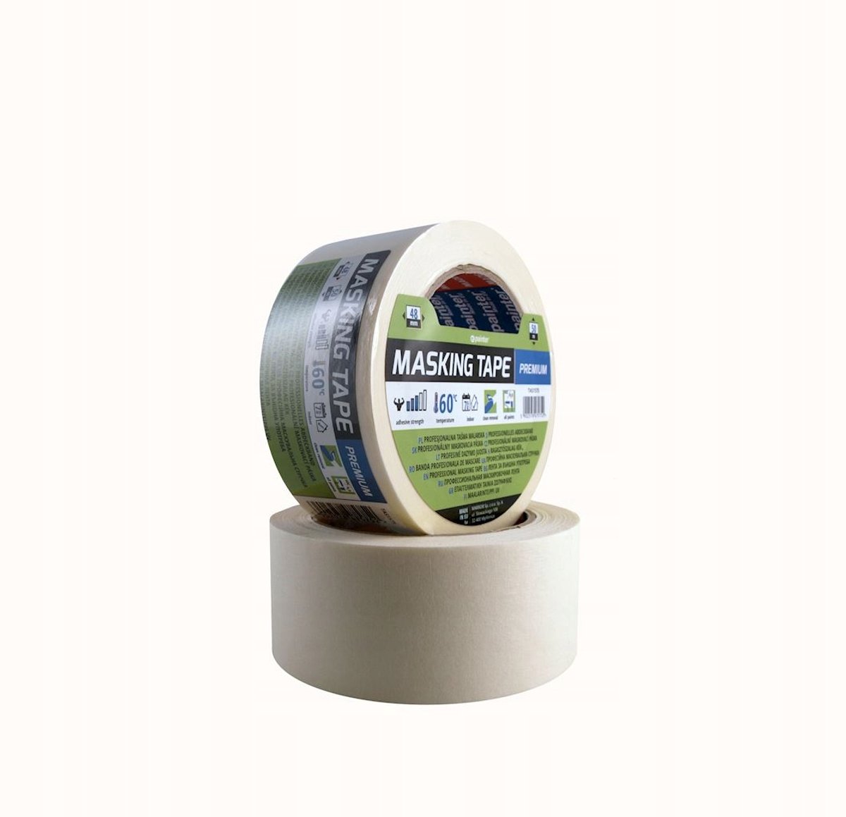 Premium Afplaktape 30mm x 50m voor Binnen