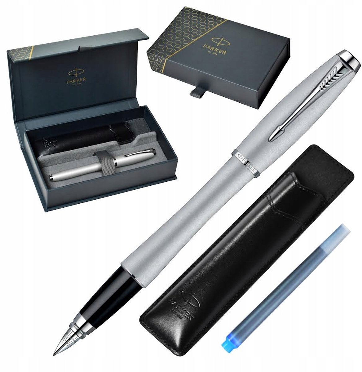 Parker Urban Zilver CT Vulpen - Elegant Design & Kwaliteit