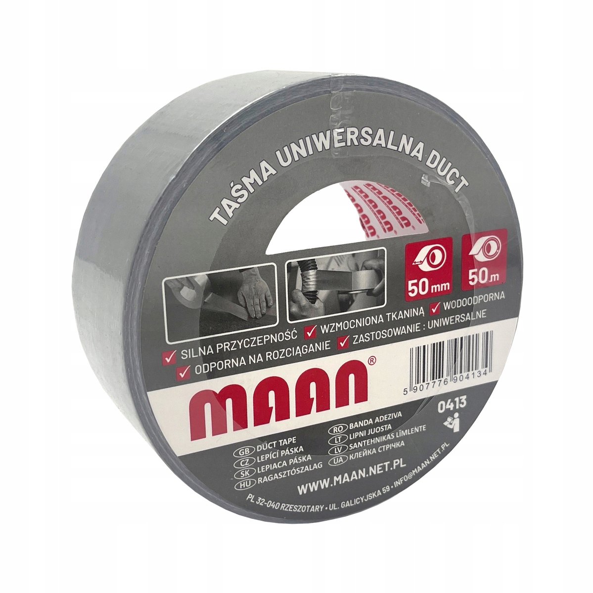 Universele Zilveren Duct Tape "MacGyver" 48mm x 50m