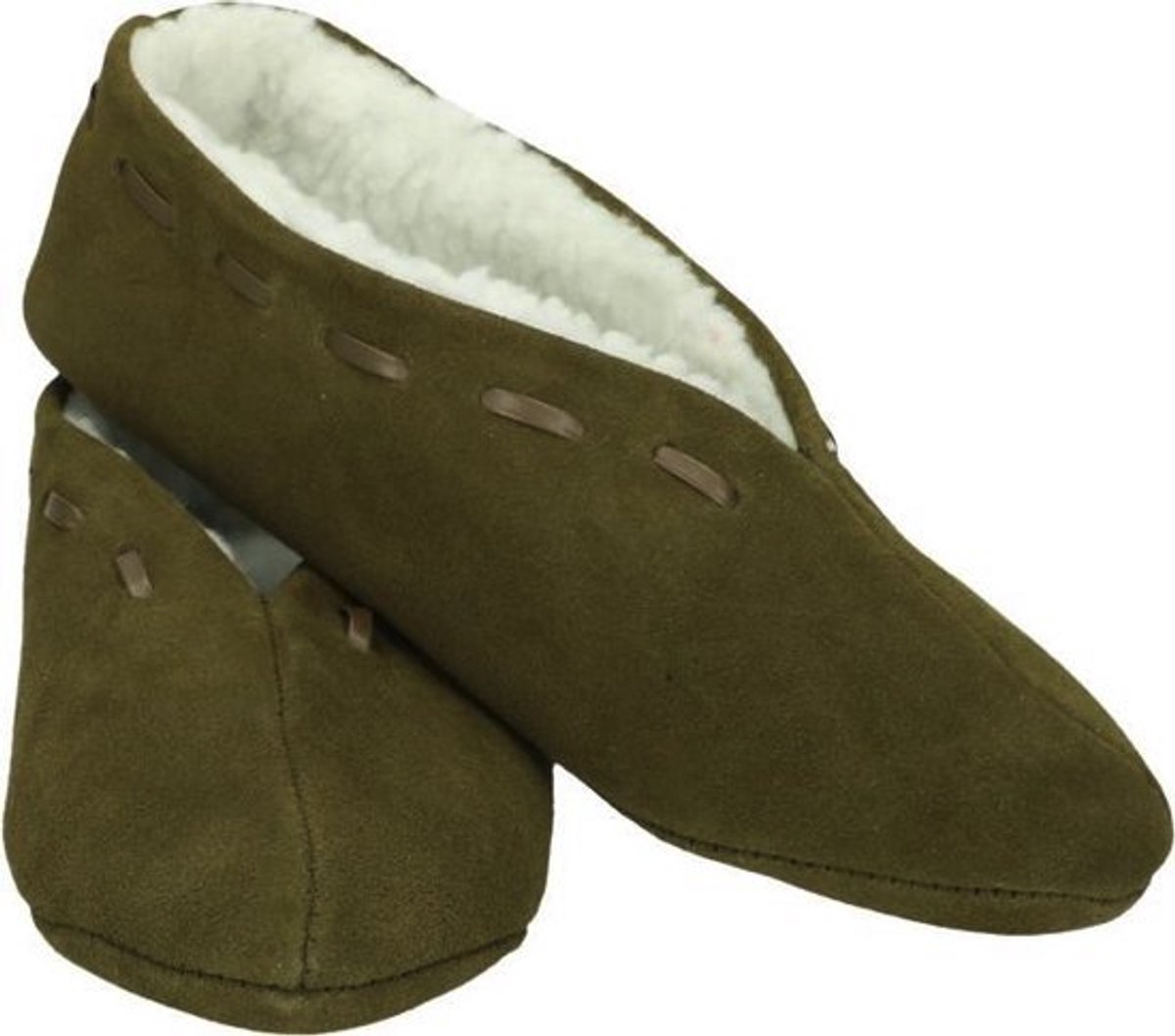 Arieszzz Spaanse Sloffen Unisex – Groen – Warme Pantoffels – Maat 37