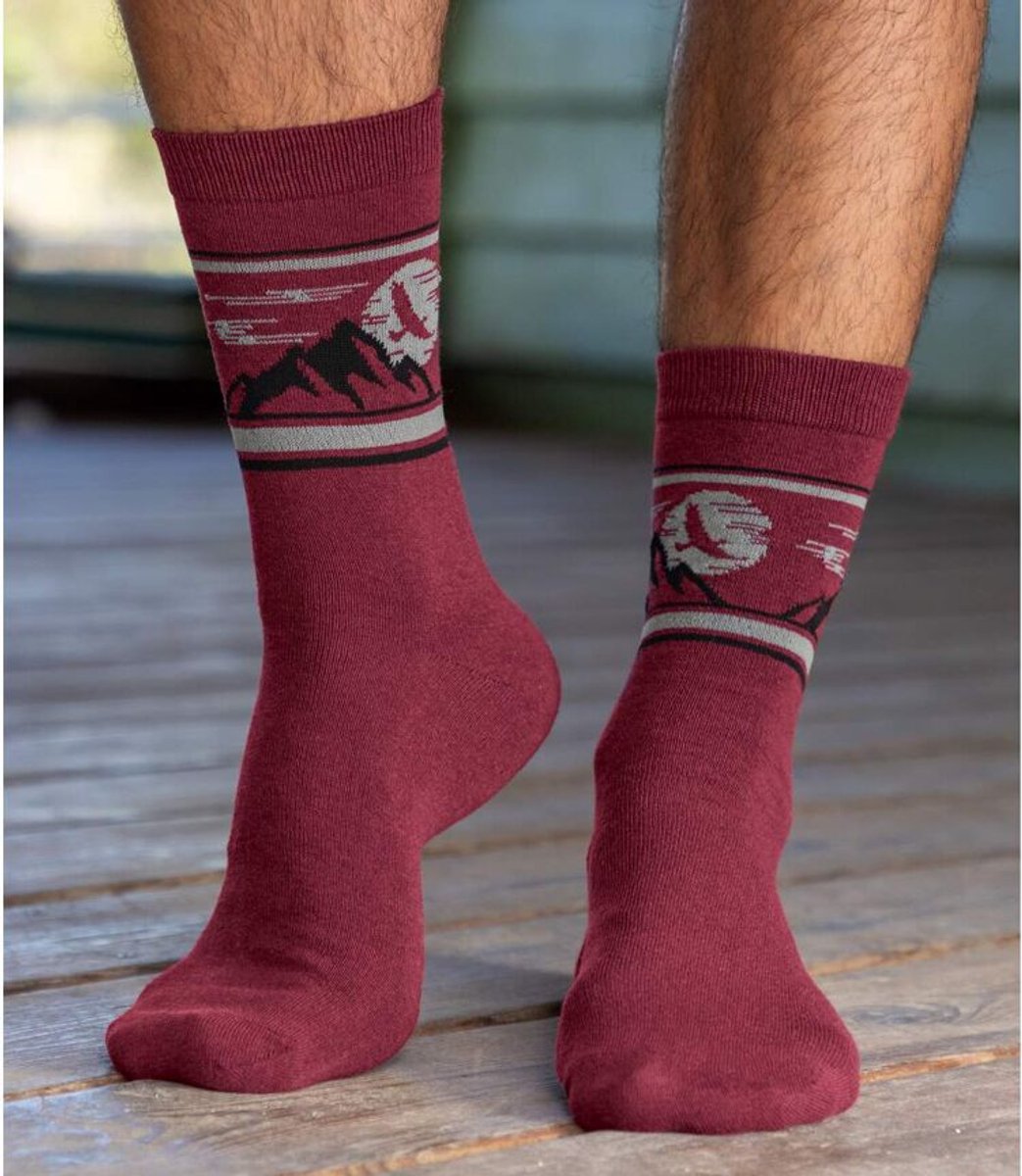 ATLAS FOR MEN - Set van 4 paar sokken Colorado - Heren - Verkrijgbaar in grote maten - 39/42