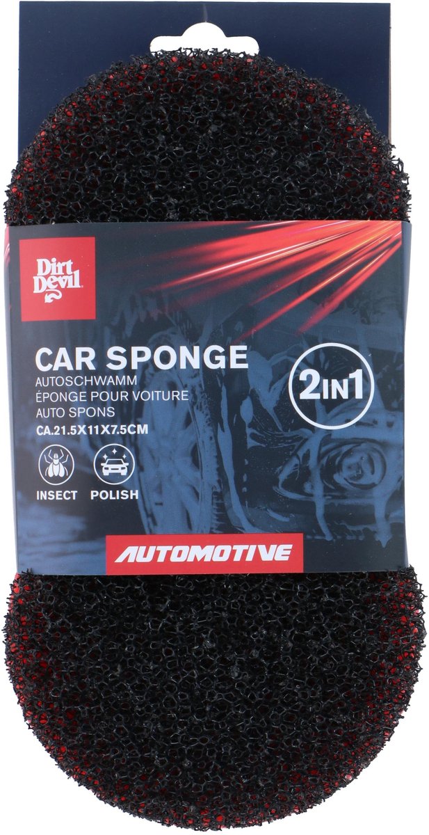 Dirt Devil - Autospons - Auto - Auto wassen - Zwart
