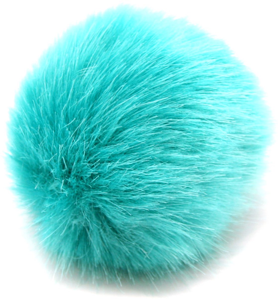 Rico Kunstbont Pompon Medium 10 Petrol