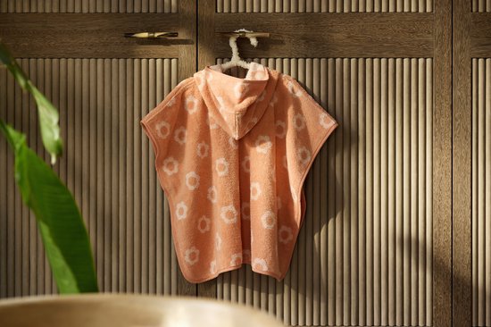 Jollein Badponcho - 100% Badstof - 1-2 jaar - Jacquard - Flower Reversible van Merkloos — afbeelding 5